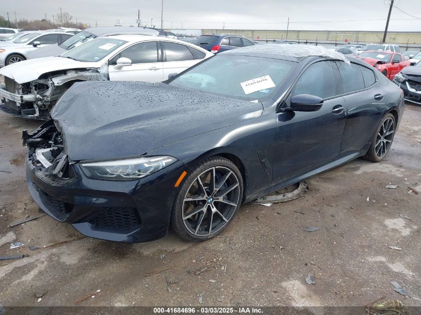 2021 BMW M850I Gtan Coupe xDrive VIN: WBAGV8C03MCG68700 Lot: 41684696