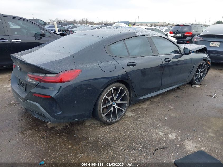 2021 BMW M850I Gtan Coupe xDrive VIN: WBAGV8C03MCG68700 Lot: 41684696