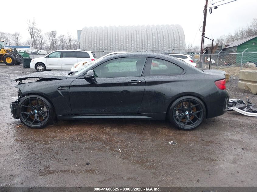 2020 BMW M2 Competition VIN: WBS2U7C05L7E24573 Lot: 41688525