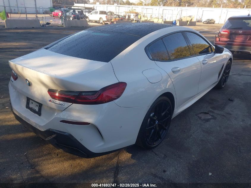 2023 BMW M850I Gtan Coupe xDrive VIN: WBAGV8C0XPCL58173 Lot: 41693747