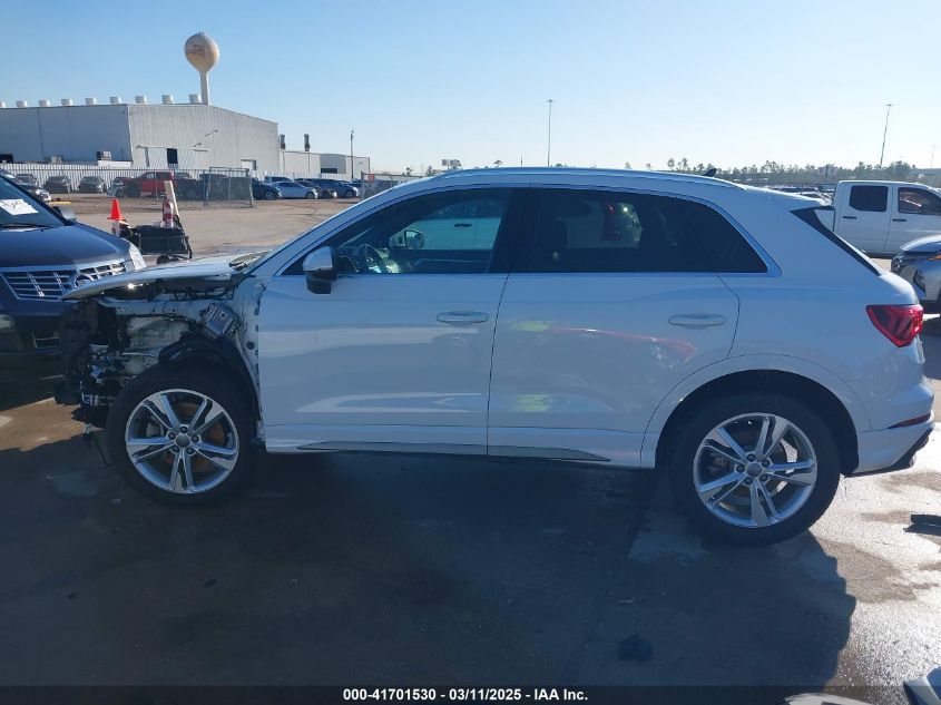 2020 Audi Q3 Premium Plus 45 Tfsi S Line Quattro Tiptronic VIN: WA1EECF38L1089030 Lot: 41701530