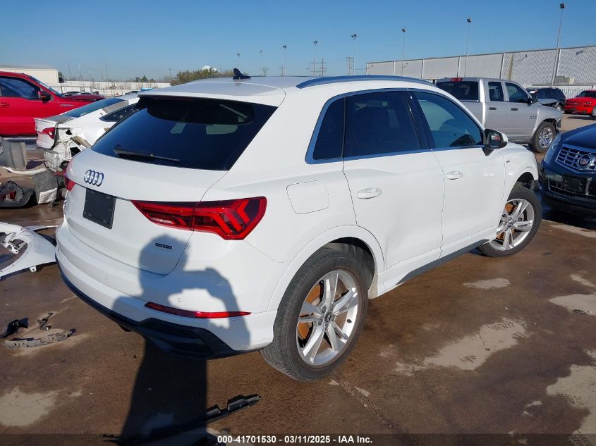 2020 Audi Q3 Premium Plus 45 Tfsi S Line Quattro Tiptronic VIN: WA1EECF38L1089030 Lot: 41701530