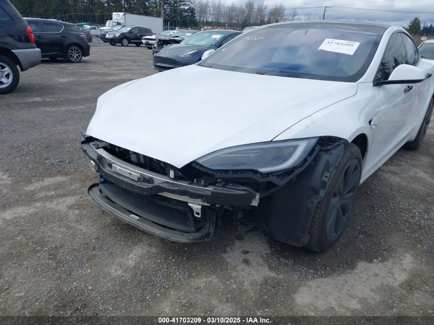 2022 Tesla Model S Dual Motor All-Wheel Drive VIN: 5YJSA1E57NF473970 Lot: 41703209