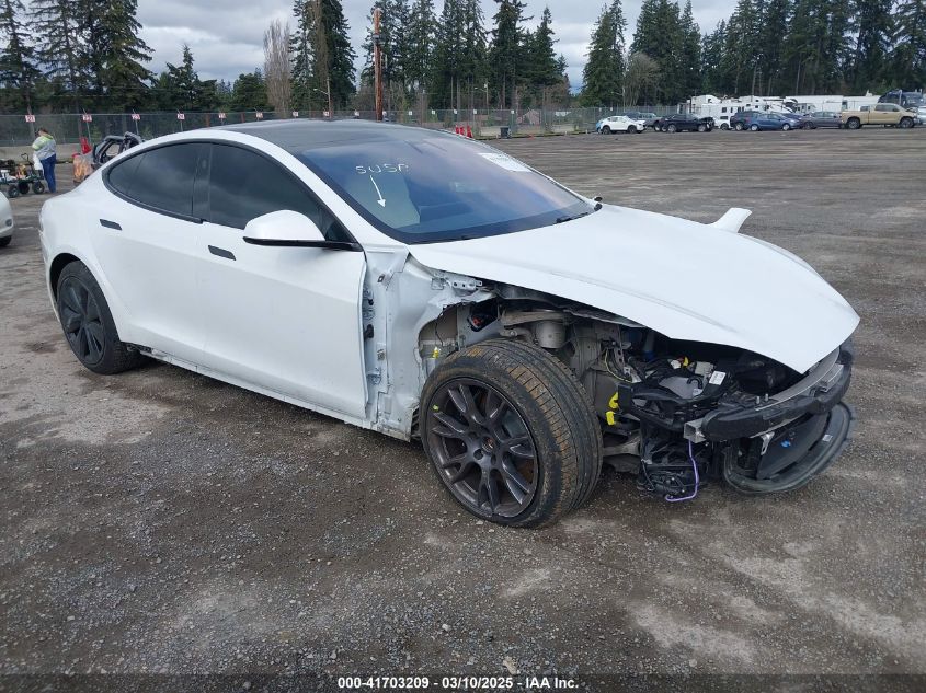 2022 Tesla Model S Dual Motor All-Wheel Drive VIN: 5YJSA1E57NF473970 Lot: 41703209