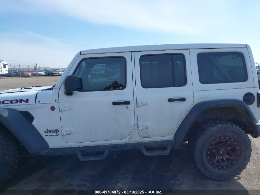 2021 Jeep Wrangler Unlimited Rubicon 4X4 VIN: 1C4HJXFG9MW566559 Lot: 41704872