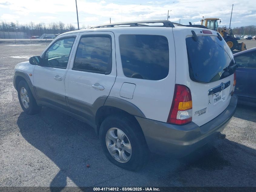 2002 Mazda Tribute Es V6/Lx V6 VIN: 4F2YU09132KM18109 Lot: 41714012