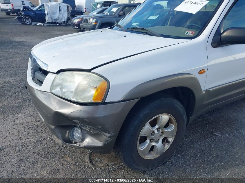 2002 Mazda Tribute Es V6/Lx V6 VIN: 4F2YU09132KM18109 Lot: 41714012