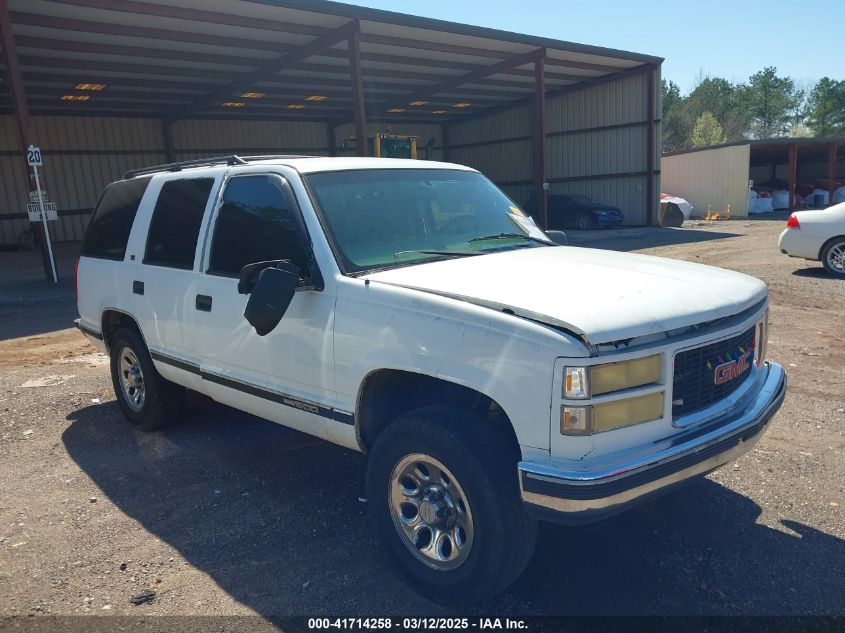 1997 GMC Yukon Sle VIN: 1GKEK13R3VJ724514 Lot: 41714258