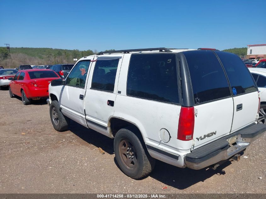 1997 GMC Yukon Sle VIN: 1GKEK13R3VJ724514 Lot: 41714258