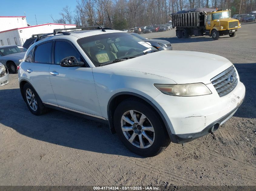 2006 Infiniti Fx35 VIN: JNRAS08W36X204847 Lot: 41714334