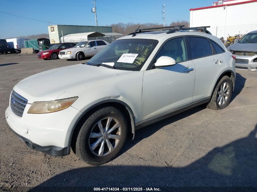 2006 Infiniti Fx35 VIN: JNRAS08W36X204847 Lot: 41714334