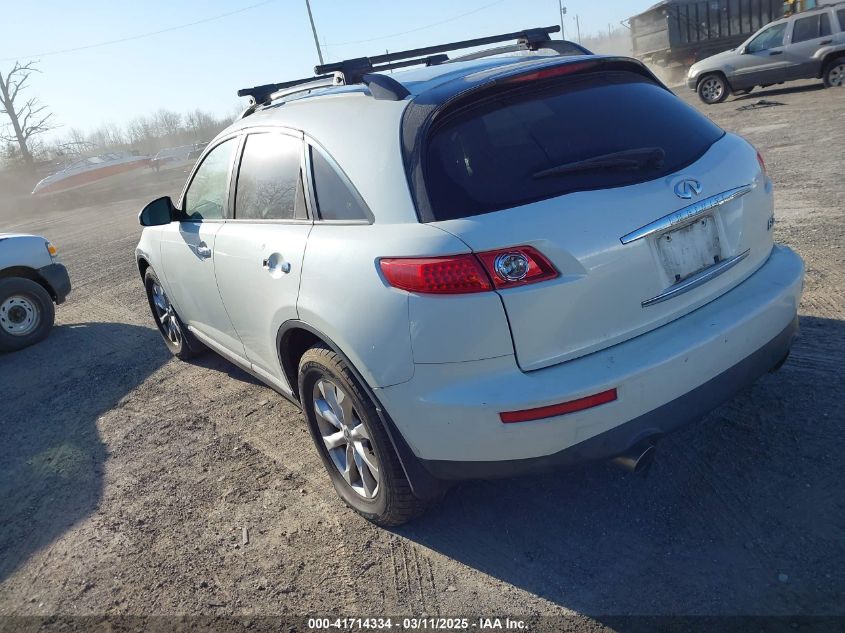 2006 Infiniti Fx35 VIN: JNRAS08W36X204847 Lot: 41714334