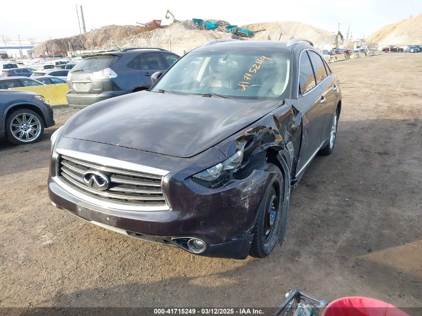 2012 Infiniti Fx35 VIN: JN8AS1MW8CM155593 Lot: 41715249