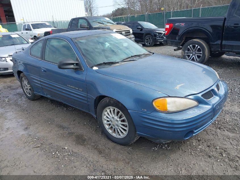 1999 Pontiac Grand Am Se2 VIN: 1G2NE12E6XM816997 Lot: 41723321