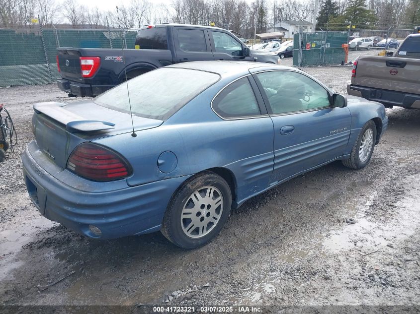 1999 Pontiac Grand Am Se2 VIN: 1G2NE12E6XM816997 Lot: 41723321