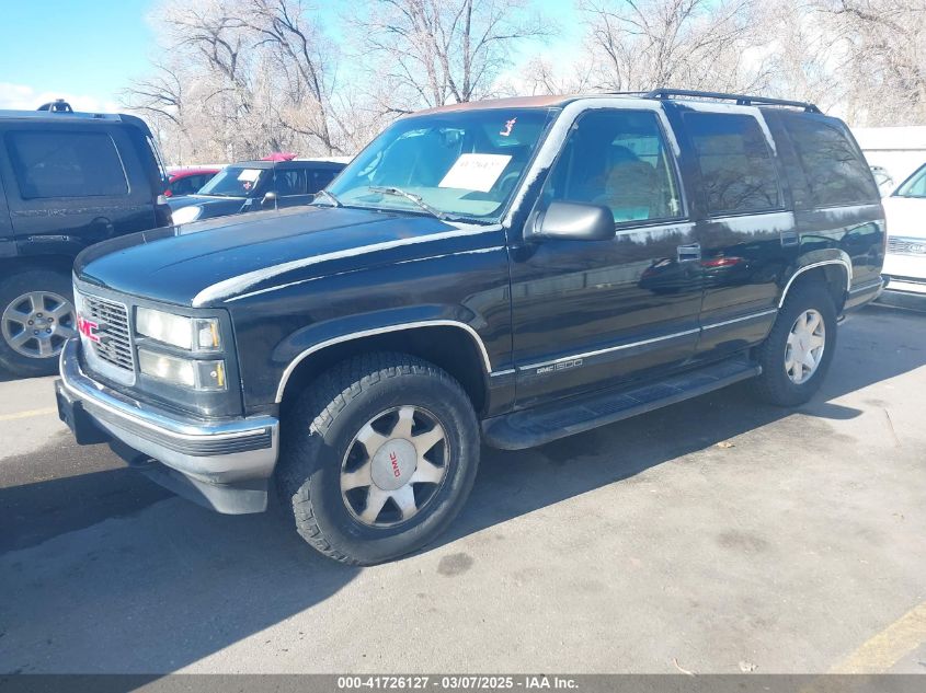 1997 GMC Yukon Slt Cmi VIN: 1GKEK13R3VJ759103 Lot: 41726127