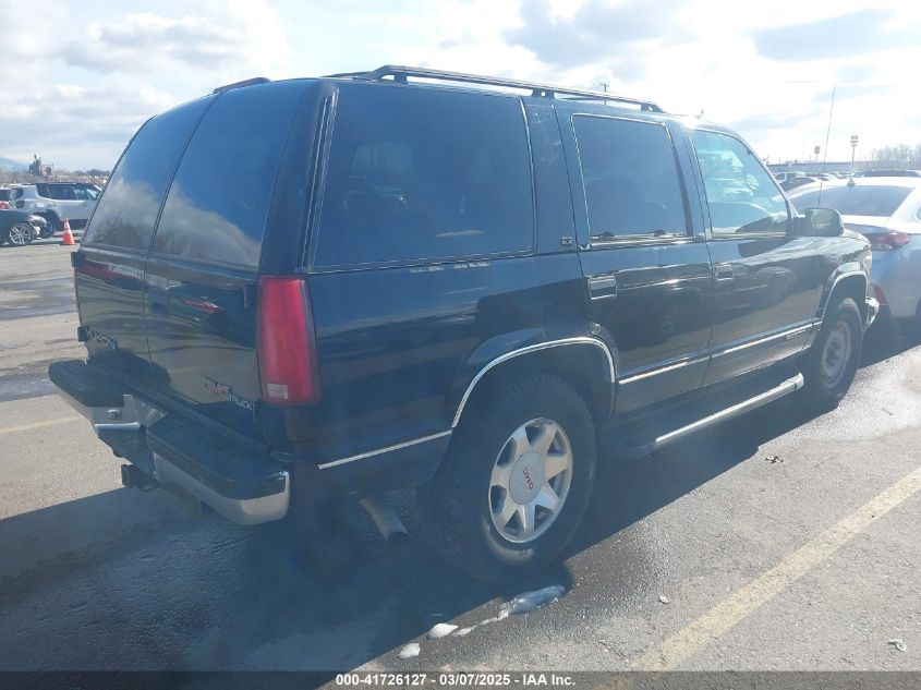 1997 GMC Yukon Slt Cmi VIN: 1GKEK13R3VJ759103 Lot: 41726127