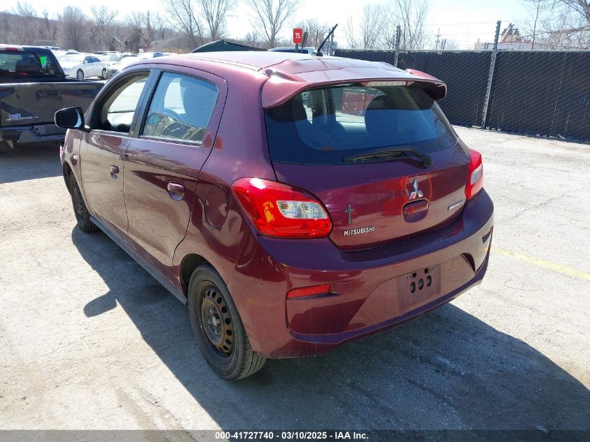 2017 Mitsubishi Mirage Es VIN: ML32A3HJXHH004240 Lot: 41727740