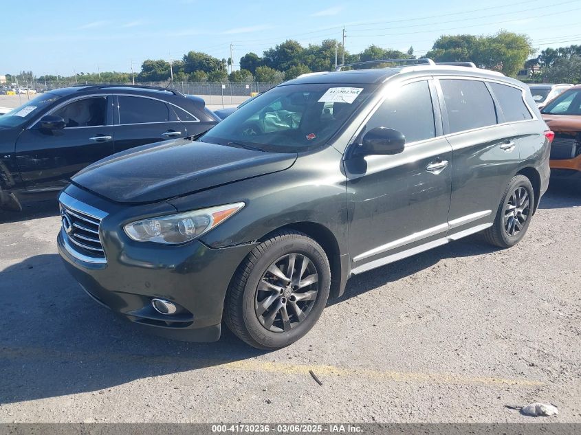 2013 Infiniti Jx35 VIN: 5N1AL0MM6DC336731 Lot: 41730236