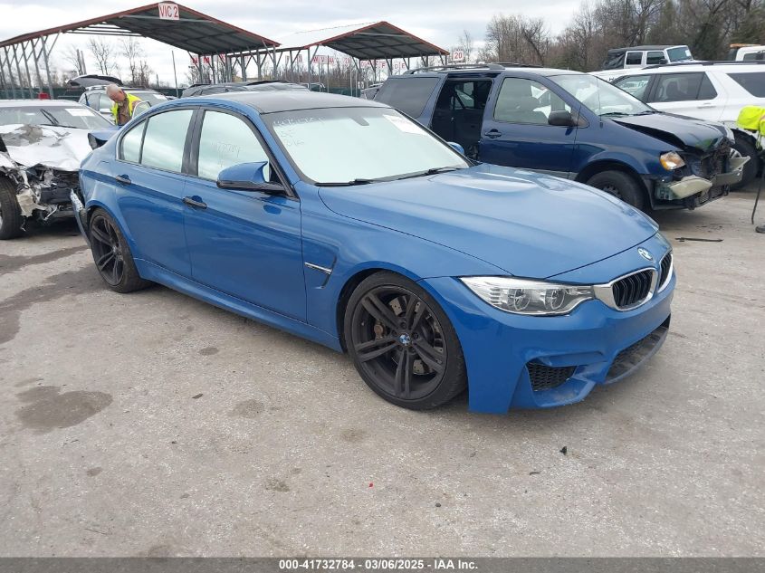 2015 BMW M3 VIN: WBS3C9C51FP803778 Lot: 41732784