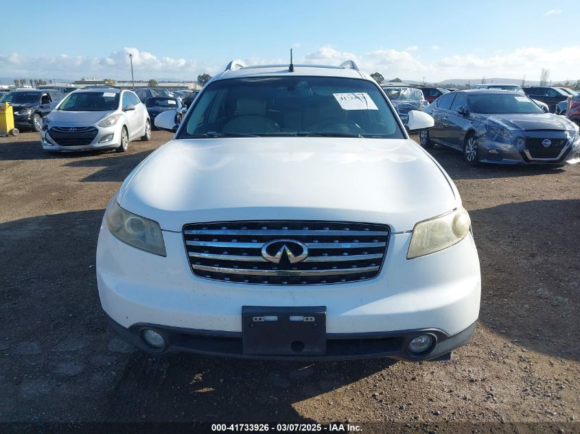 2005 Infiniti Fx35 VIN: JNRAS08U55X103127 Lot: 41733926