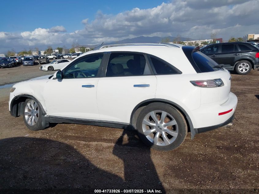 2005 Infiniti Fx35 VIN: JNRAS08U55X103127 Lot: 41733926