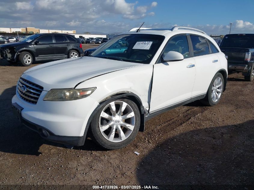 2005 Infiniti Fx35 VIN: JNRAS08U55X103127 Lot: 41733926