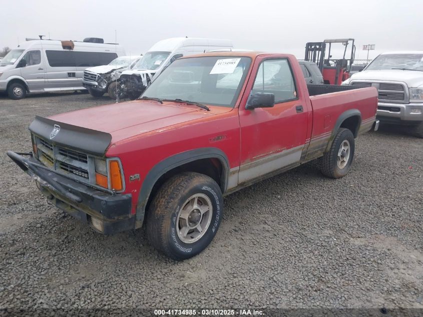 1989 Dodge Dakota Sport VIN: 1B7GG66X9KS094016 Lot: 41734985