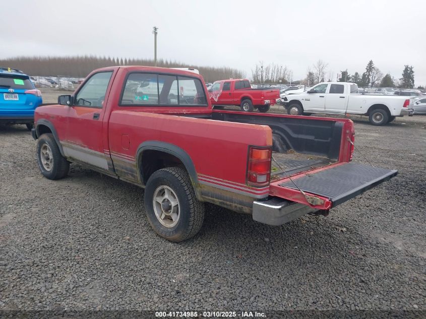 1989 Dodge Dakota Sport VIN: 1B7GG66X9KS094016 Lot: 41734985