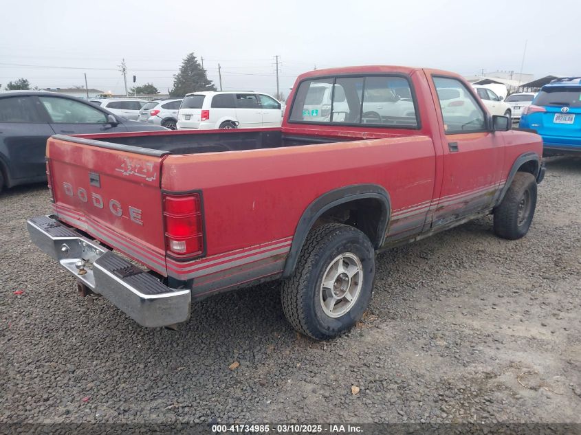 1989 Dodge Dakota Sport VIN: 1B7GG66X9KS094016 Lot: 41734985