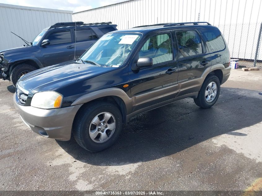 2004 Mazda Tribute Lx V6 VIN: 4F2CZ941X4KM29568 Lot: 41735353