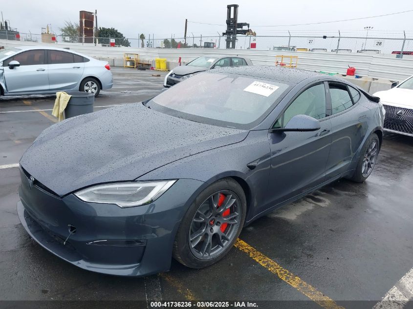 2022 Tesla Model S Dual Motor All-Wheel Drive VIN: 5YJSA1E52NF459460 Lot: 41736236