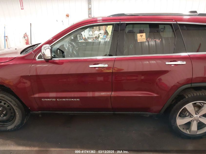 2016 Jeep Grand Cherokee Limited VIN: 1C4RJFBG4GC372824 Lot: 41741363