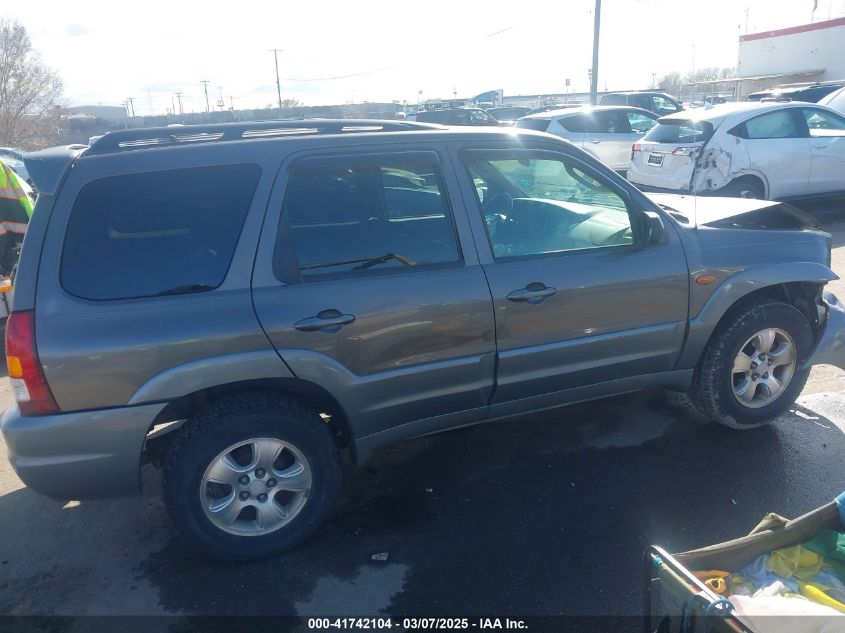 2002 Mazda Tribute Es V6/Lx V6 VIN: 4F2YU08142KM18539 Lot: 41742104