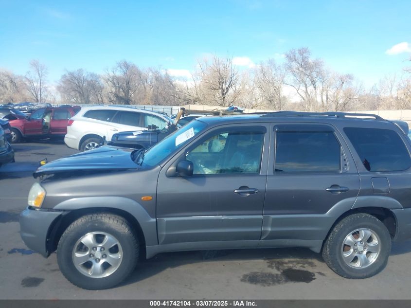 2002 Mazda Tribute Es V6/Lx V6 VIN: 4F2YU08142KM18539 Lot: 41742104