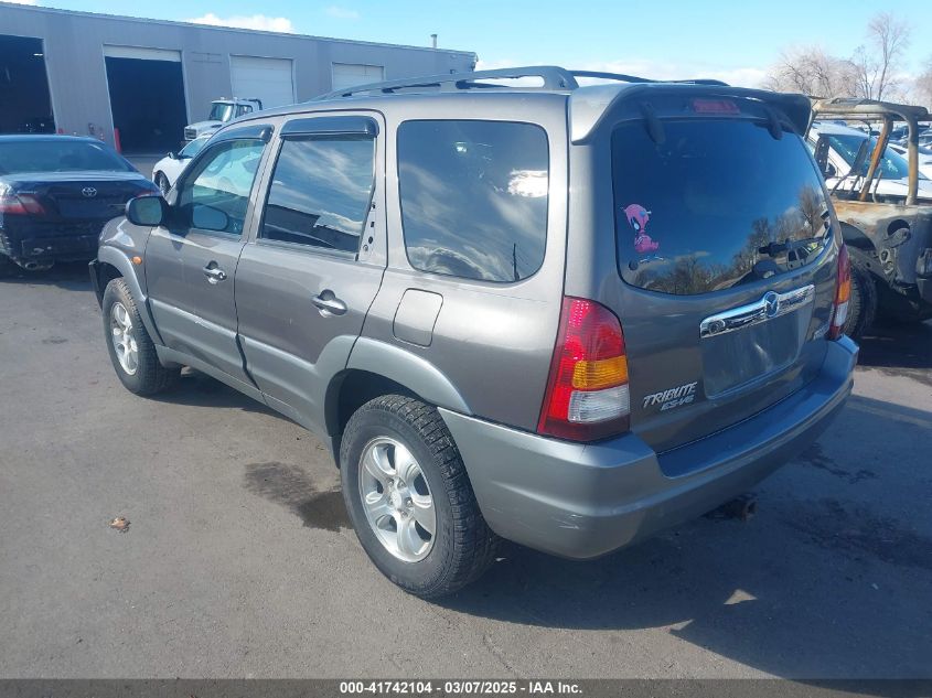 2002 Mazda Tribute Es V6/Lx V6 VIN: 4F2YU08142KM18539 Lot: 41742104