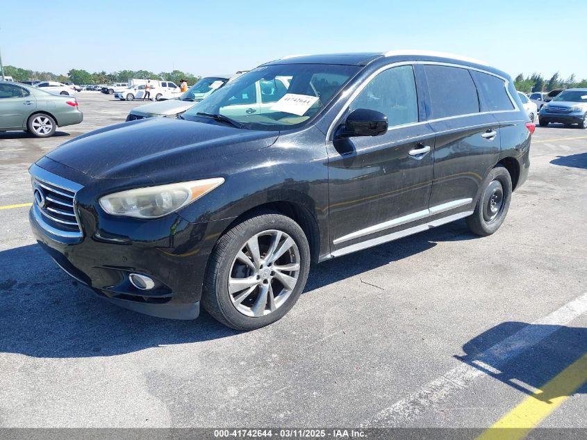 2013 Infiniti Jx35 VIN: 5N1AL0MMXDC333430 Lot: 41742644