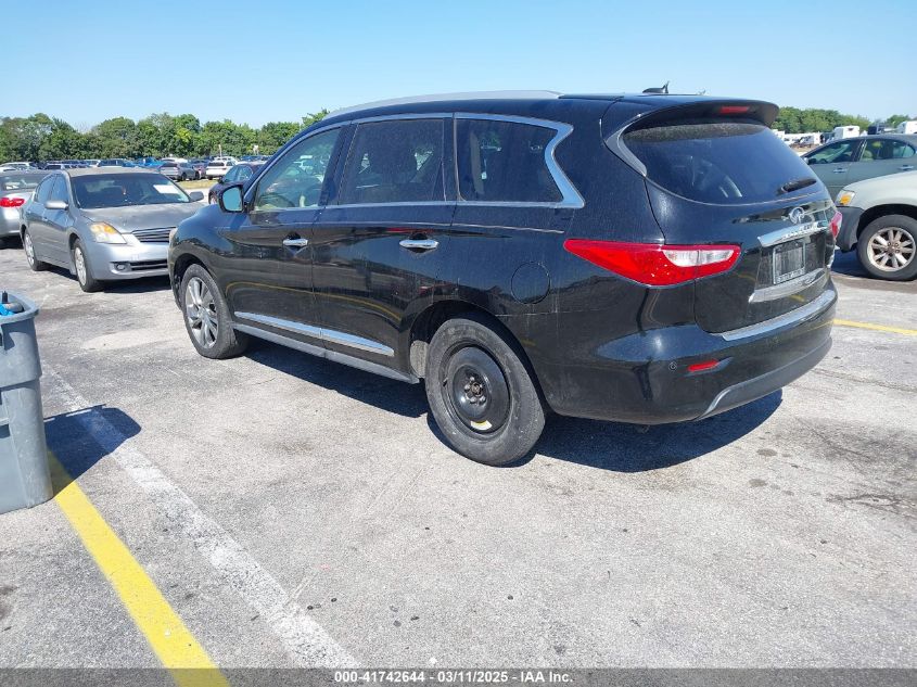 2013 Infiniti Jx35 VIN: 5N1AL0MMXDC333430 Lot: 41742644