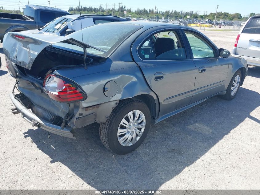 2005 Pontiac Grand Am Se VIN: 1G2NE52E25M101462 Lot: 41743136