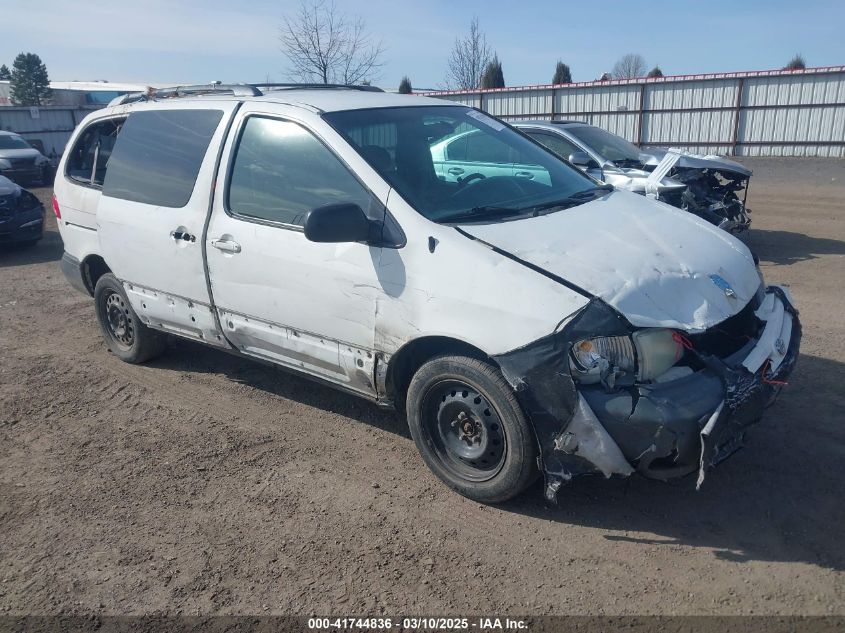 2001 Toyota Sienna Le VIN: 4T3ZF13C51U382556 Lot: 41744836