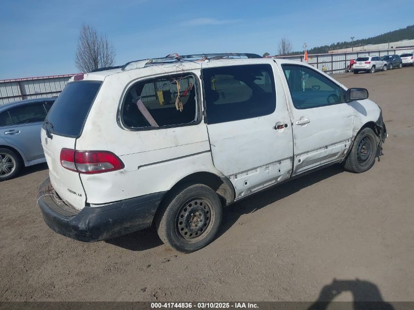 2001 Toyota Sienna Le VIN: 4T3ZF13C51U382556 Lot: 41744836