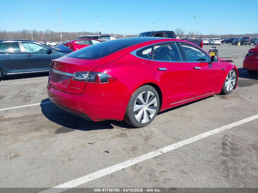 2021 Tesla Model S Long Range Dual Motor All-Wheel Drive/Long Range Plus Dual Motor All-Wheel Drive VIN: 5YJSA1E29MF425424 Lot: 41745793