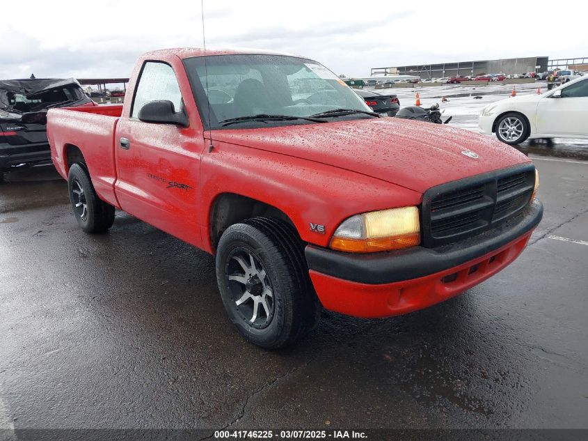 1998 Dodge Dakota Slt/Sport VIN: 1B7FL26X4WS650092 Lot: 41746225