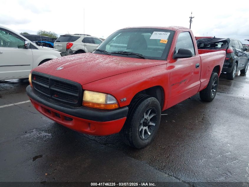 1998 Dodge Dakota Slt/Sport VIN: 1B7FL26X4WS650092 Lot: 41746225