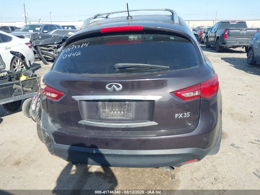 2011 Infiniti Fx35 VIN: JN8AS1MW2BM140442 Lot: 41746340