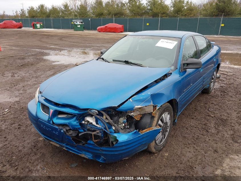 1999 Pontiac Grand Am Se VIN: 1G2NE52T2XM904094 Lot: 41746997