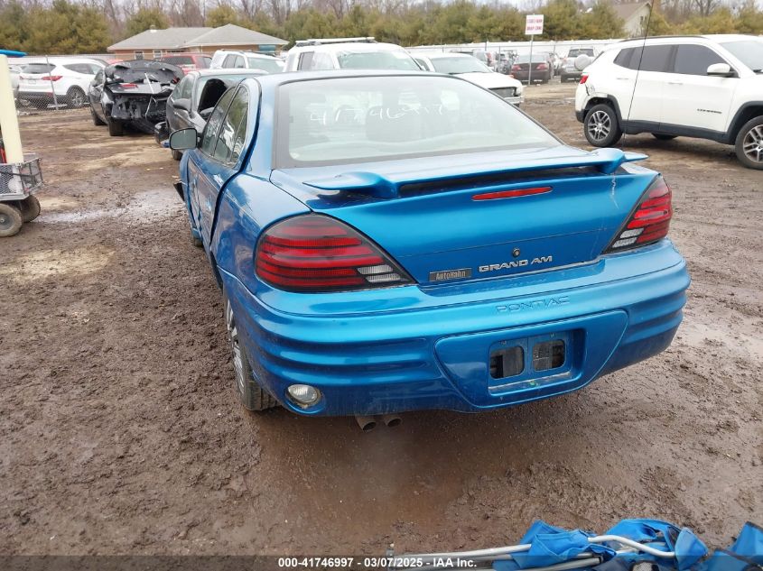 1999 Pontiac Grand Am Se VIN: 1G2NE52T2XM904094 Lot: 41746997