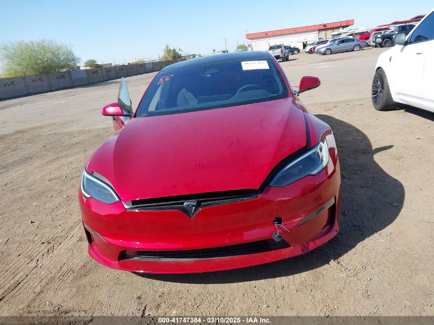 2023 Tesla Model S Plaid Tri Motor All-Wheel Drive VIN: 5YJSA1E63PF516549 Lot: 41747384