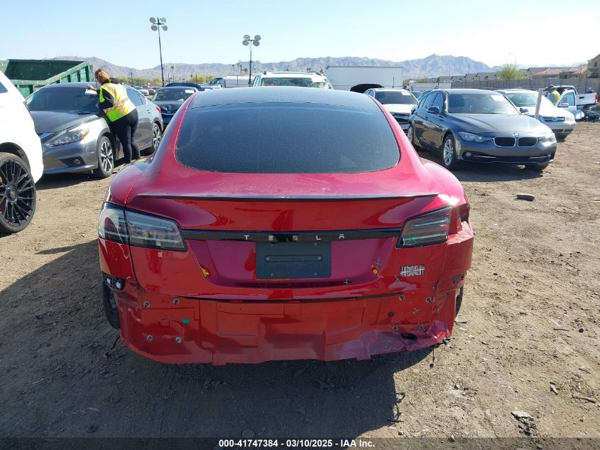 2023 Tesla Model S Plaid Tri Motor All-Wheel Drive VIN: 5YJSA1E63PF516549 Lot: 41747384