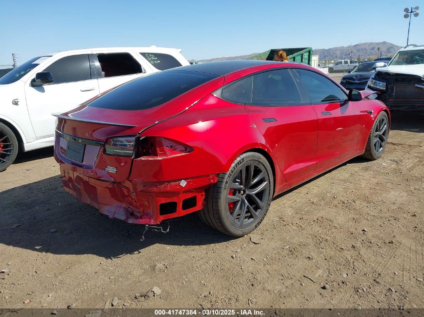 2023 Tesla Model S Plaid Tri Motor All-Wheel Drive VIN: 5YJSA1E63PF516549 Lot: 41747384